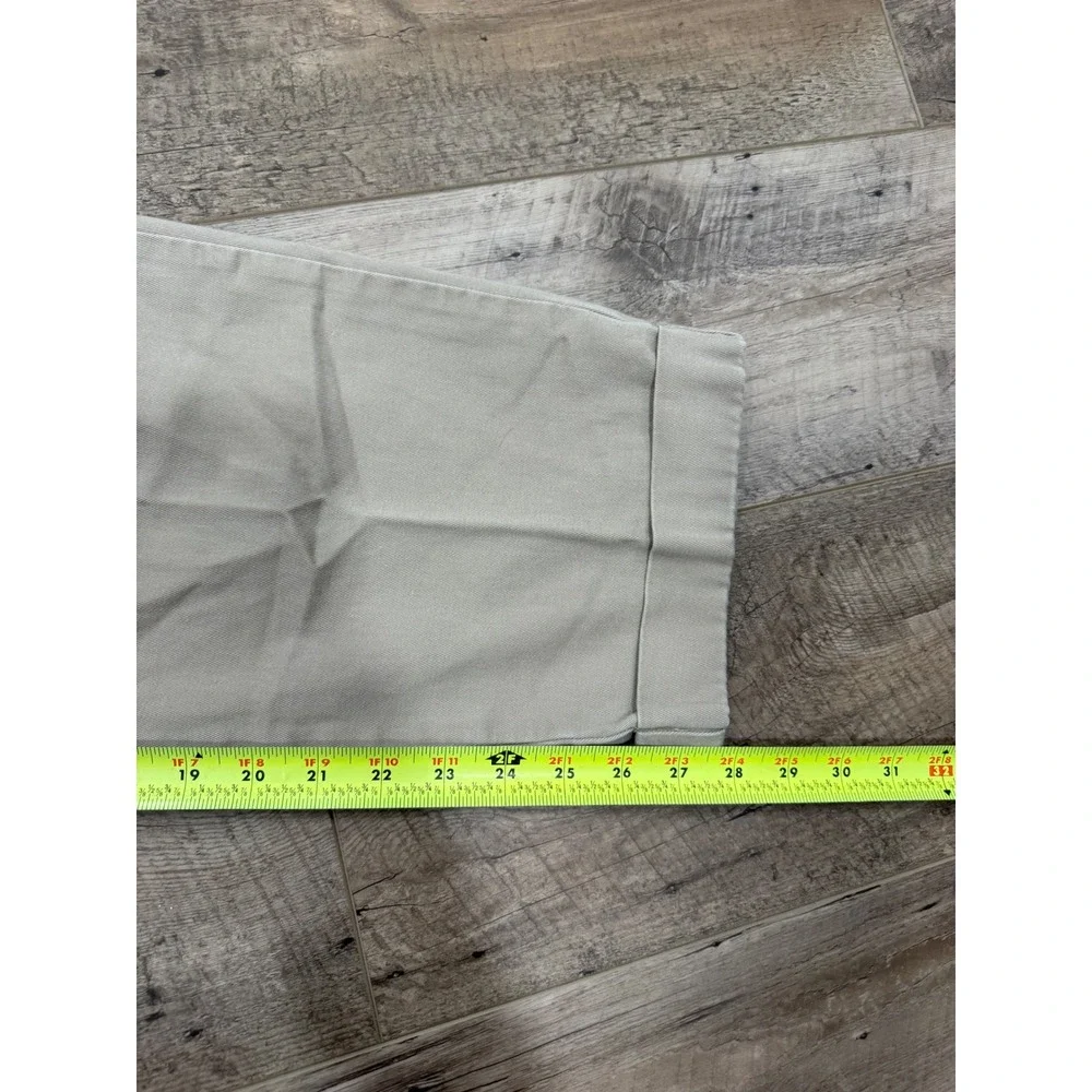 Polo Ralph Lauren Hammond Pant Mens 34/30 Khaki Tan Double Pleated Cuffed Chinos